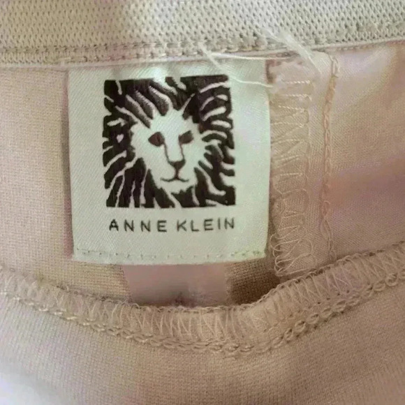 Anne Klein Women's Blush Pink Leggins / Pants Elastic Waist 28" Spandex - Picture 3 of 11